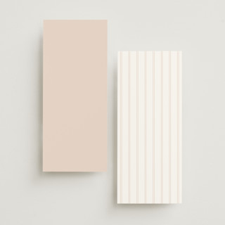 This is a blush unique wedding programs with foil pressed by Everett Paper Goods called posy printing on signature in 4x9