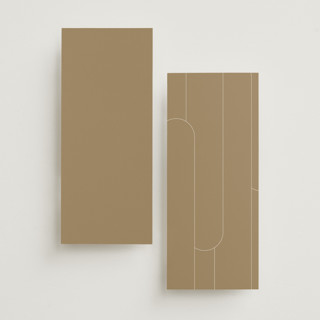 This is a cotton unique wedding programs with foil pressed by Christie Garcia called loren printing on signature in 4x9