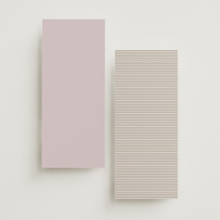 This is a ivory unique wedding programs with foil pressed by Angela Thompson called eloquent printing on signature in 4x9