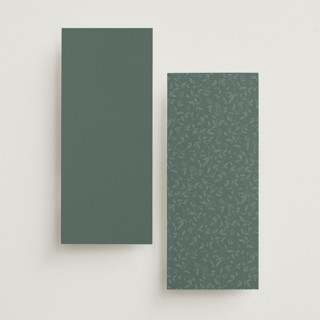 This is a eucalyptus unique wedding programs with foil pressed by Simona Camp called southern romance printing on signature in 4x9