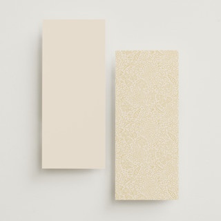 This is a champagne unique wedding programs with foil pressed by Griffinbell Paper Co. called seaside printing on signature in standard