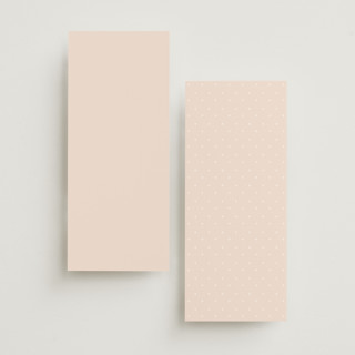 This is a rose unique wedding programs with foil pressed by chocomocacino called fleu-de-sel printing on signature in standard