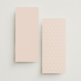 This is a blush unique wedding programs with foil pressed by Laura Hamm called tropical getaway printing on signature in standard