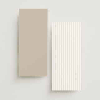 This is a silk unique wedding programs with foil pressed by Kelly Schmidt called monogram script printing on signature in standard