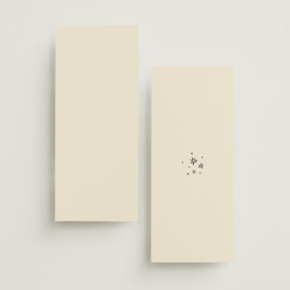 This is a noir unique wedding programs with foil pressed by Ani Somi called written in the stars printing on signature in standard