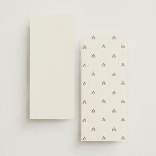 This is a champagne unique wedding programs with foil pressed by Oma N. Ramkhelawan called henna stamp printing on signature in 4x9