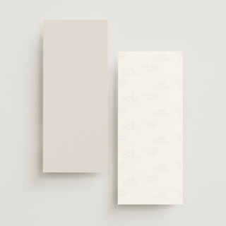 This is a cotton unique wedding programs with foil pressed by Jennifer Postorino called polished printing on signature in 4x9