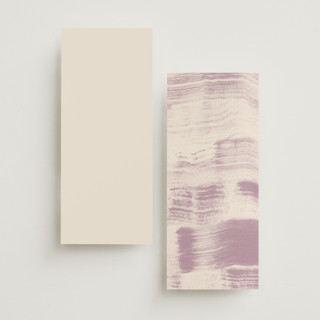 This is a gem unique wedding programs with foil pressed by Sumak Studio called agate printing on signature in 4x9