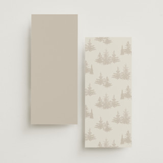 This is a fallen snow unique wedding programs with foil pressed by Robin Ott called vista printing on signature in 4x9