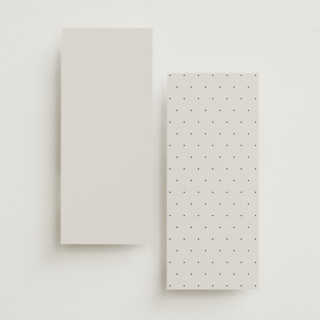 This is a linen unique wedding programs with foil pressed by Baumbirdy called floral type arch printing on signature in 4x9