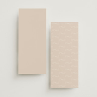 This is a chiffon unique wedding programs with foil pressed by chocomocacino called kouignette printing on signature in 4x9