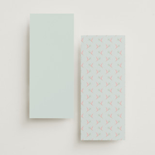 This is a hummingbird unique wedding programs with foil pressed by Claudia Orengo called castle printing on signature in 4x9