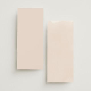 This is a cotton unique wedding programs with foil pressed by Amy Kross called vine wrap printing on signature in 4x9