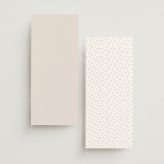 This is a lily unique wedding programs with foil pressed by Owl and Toad called courtyard printing on signature in 4x9