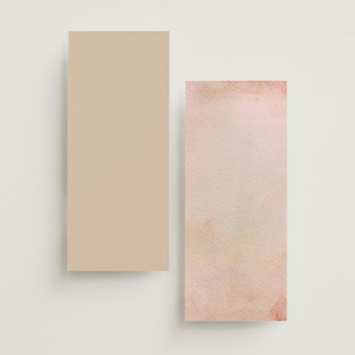 This is a dusty rose unique wedding programs with foil pressed by Itsy Belle Studio called sweeping vine printing on signature in 4x9