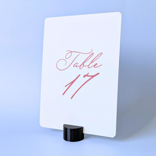 This is a black place card holders by Corduroy Effect called black color circle table number holder, set of 5 in standard