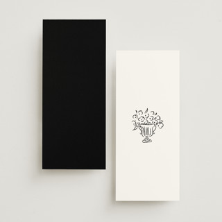 This is a nero unique wedding programs with standard by Helena Vitto called amore mio printing on signature in standard