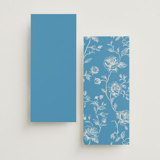 This is a cerulean unique wedding programs with standard by Kristie Kern called the emma printing on signature in standard