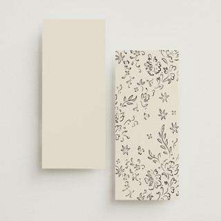 This is a ivory unique wedding programs with standard by Ani Somi called milagro printing on signature in standard