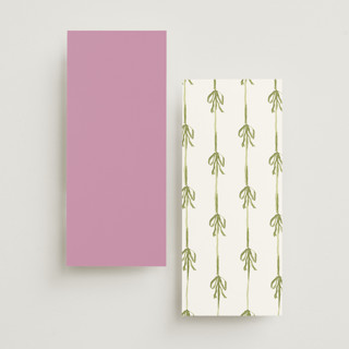 This is a deep blush unique wedding programs with standard by Pati Cascino called barolo printing on signature in standard