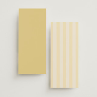 This is a lemon unique wedding programs with standard by Ellen Schlegelmilch called palmetto printing on signature in 4x9