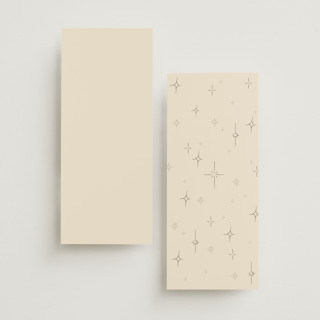 This is a buttercream unique wedding programs with standard by Helena Vitto called the swan printing on signature in 4x9