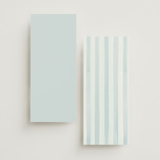 This is a celeste unique wedding programs with standard by Pati Cascino called alento printing on signature in 4x9