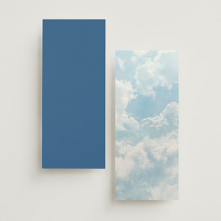 This is a royal unique wedding programs with standard by Cass Loh called swan crest printing on signature in 4x9