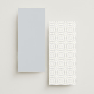 This is a dusty blue unique wedding programs with standard by Jennifer Postorino called coastal charm printing on signature in standard