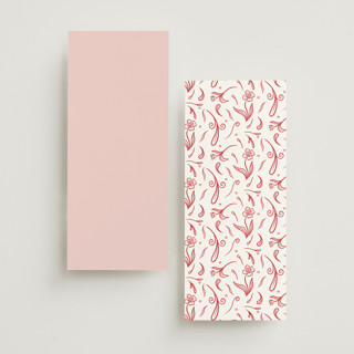 This is a brick unique wedding programs with standard by Julia Liverton called love in bloom printing on signature in standard