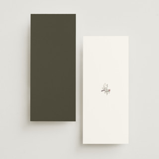 This is a ravello unique wedding programs with standard by Anne Ciotola called cottonwood printing on signature in 4x9