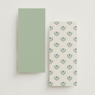 This is a garden unique wedding programs with standard by Kelly Watkins called botanical printing on signature in 4x9