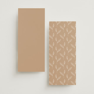 This is a buttercream unique wedding programs with standard by Claudia Orengo called belle rose printing on signature in 4x9