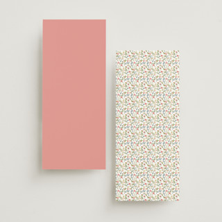 This is a blush unique wedding programs with standard by Susan Moyal called monogramed printing on signature in standard