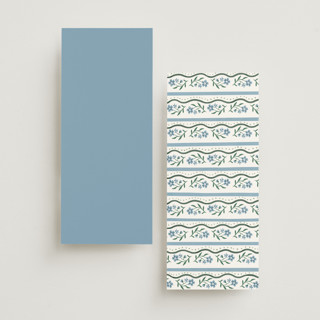 This is a periwinkle unique wedding programs with standard by Alethea and Ruth called sweet vintage printing on signature in standard