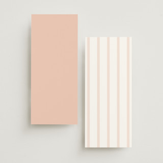 This is a peony unique wedding programs with standard by Baumbirdy called rosebud printing on signature in standard