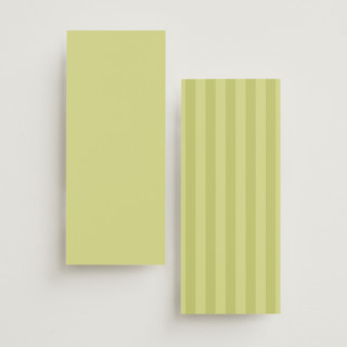 This is a chartreuse unique wedding programs with standard by Everett Paper Goods called carlyle printing on signature in standard