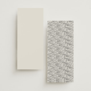 This is a rock unique wedding programs with standard by Pati Cascino called puglia printing on signature in 4x9