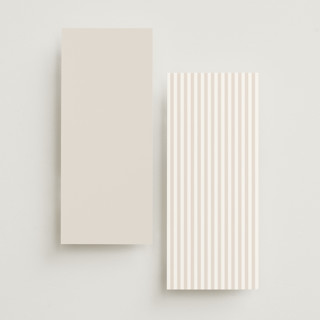 This is a latte unique wedding programs with standard by First Rodeo Design called classic stripe printing on signature in standard