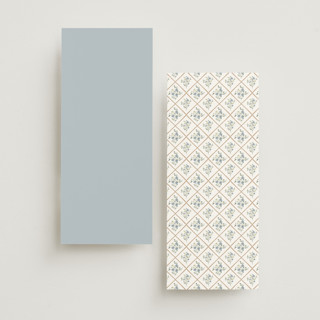 This is a lake unique wedding programs with standard by Leah Bisch called arbour printing on signature in 4x9