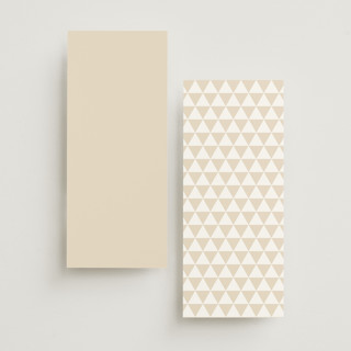 This is a latte unique wedding programs with standard by Cara Scott called whimsy printing on signature in 4x9