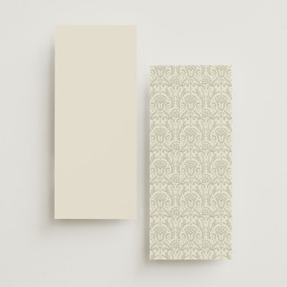 This is a robins egg unique wedding programs with standard by Jen Owens called century printing on signature in 4x9