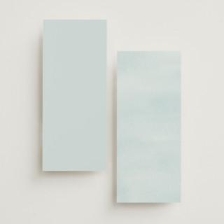 This is a aquamarine unique wedding programs with standard by Everett Paper Goods called sweeping meadow printing on signature in 4x9