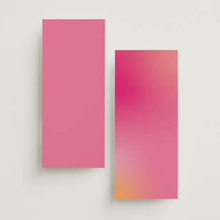 This is a fruit punch unique wedding programs with standard by Ashley DeMeyere called pop romance printing on signature in 4x9