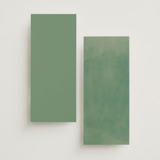 This is a emerald unique wedding programs with standard by Ani Somi called friendly flowers printing on signature in 4x9