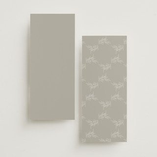 This is a pearl unique wedding programs with standard by Jennifer Postorino called initial printing on signature in 4x9