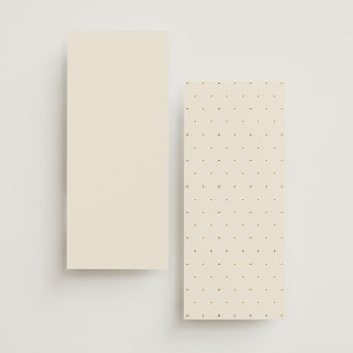 This is a cream unique wedding programs with standard by Baumbirdy called floral type arch printing on signature in 4x9