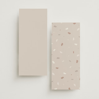 This is a stone unique wedding programs with standard by Elly called the arch printing on signature in 4x9