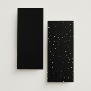 This is a panda unique wedding programs with standard by Lea Delaveris called make it official printing on signature in 4x9