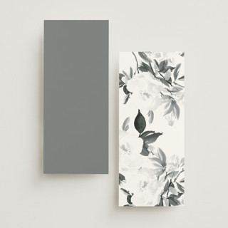 This is a snow bright unique wedding programs with standard by Design Lotus called when i fall in love printing on signature in 4x9